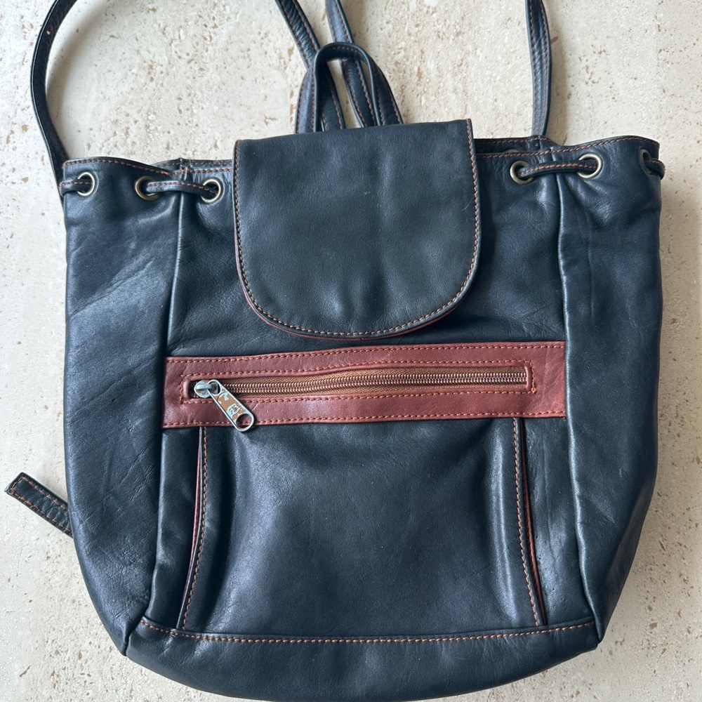 Derek Alexander leather backpack